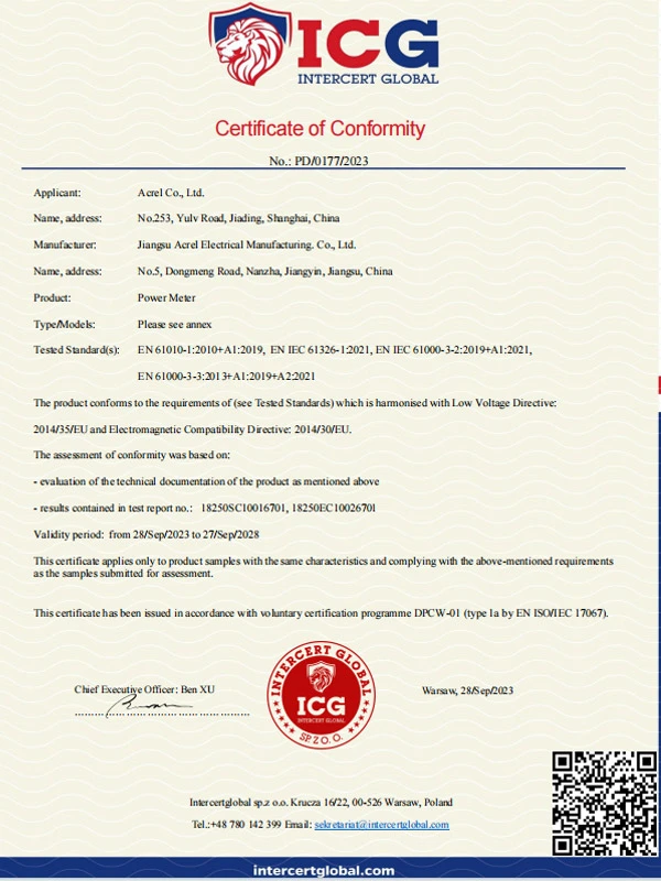 adw210 adw300 lvd emc ce power meter pd 0177 2023