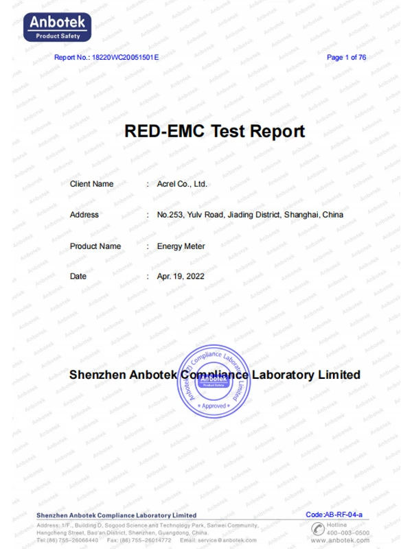 adw300 energy meter en301489 ac report